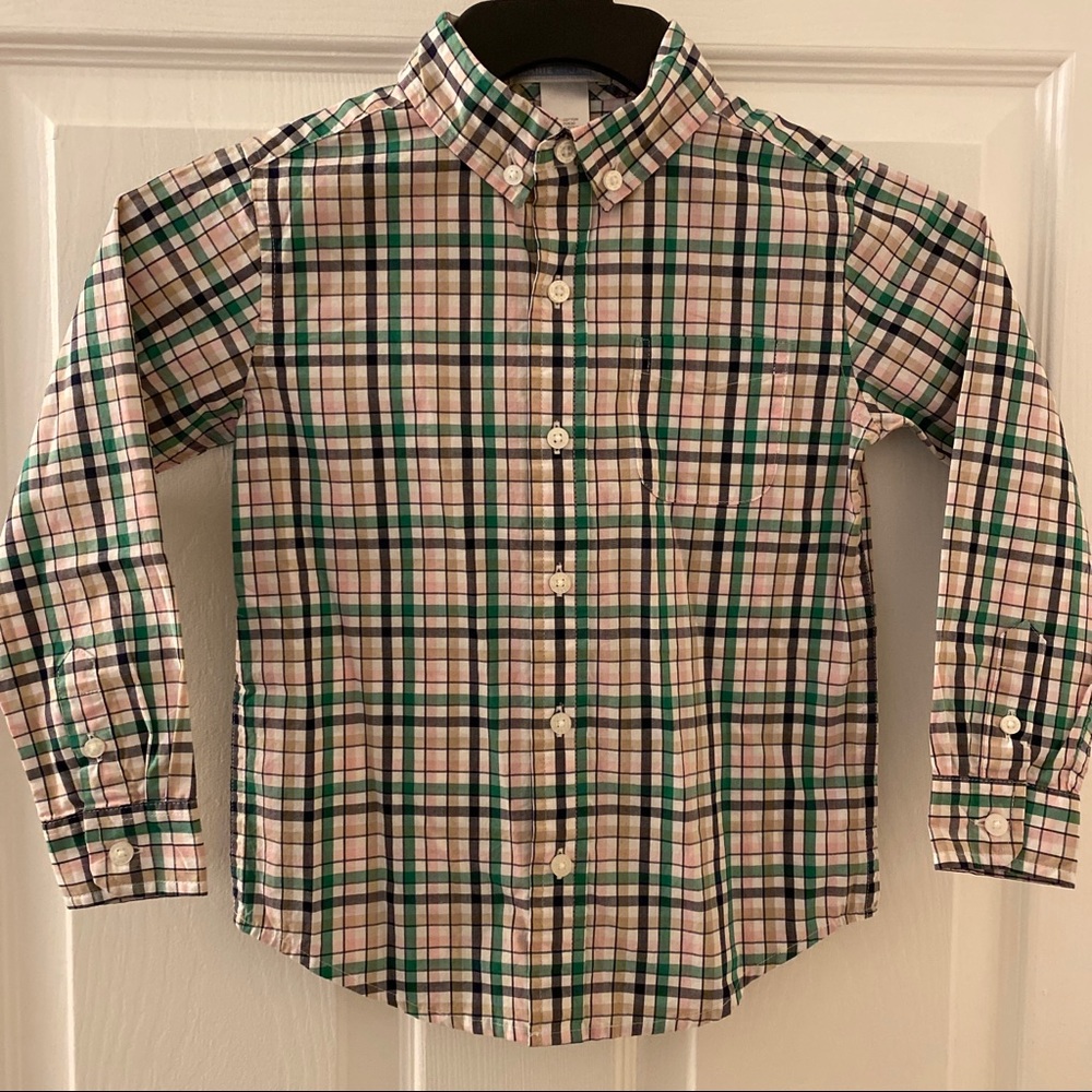 Janie and Jack Striped Button Up Shirt